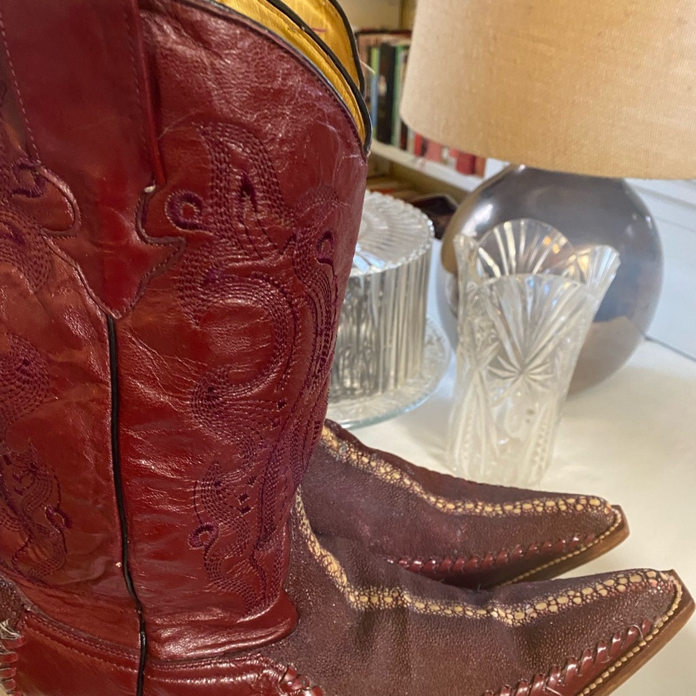 Hand made cowboy boots - Picture 2 of 10